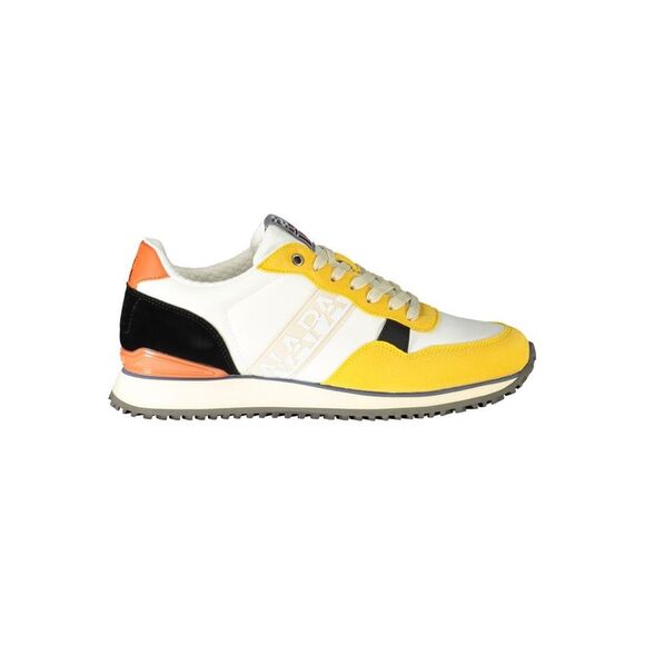 Napapijri Yellow Polyurethane Men Men's Sneaker